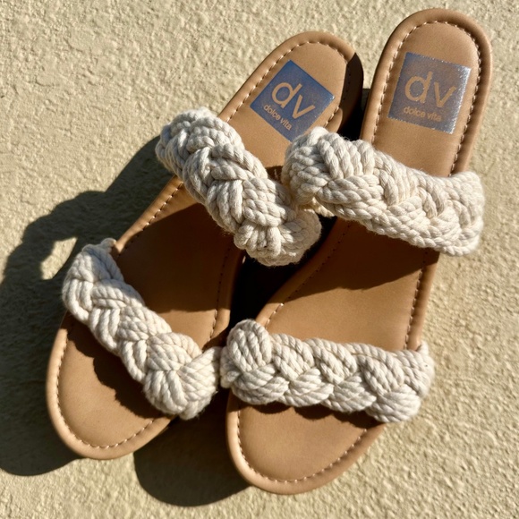 DV Dolce Vita Bondi Cork Wedge Sandals, SIze 6.5, NWOT - Picture 2 of 9